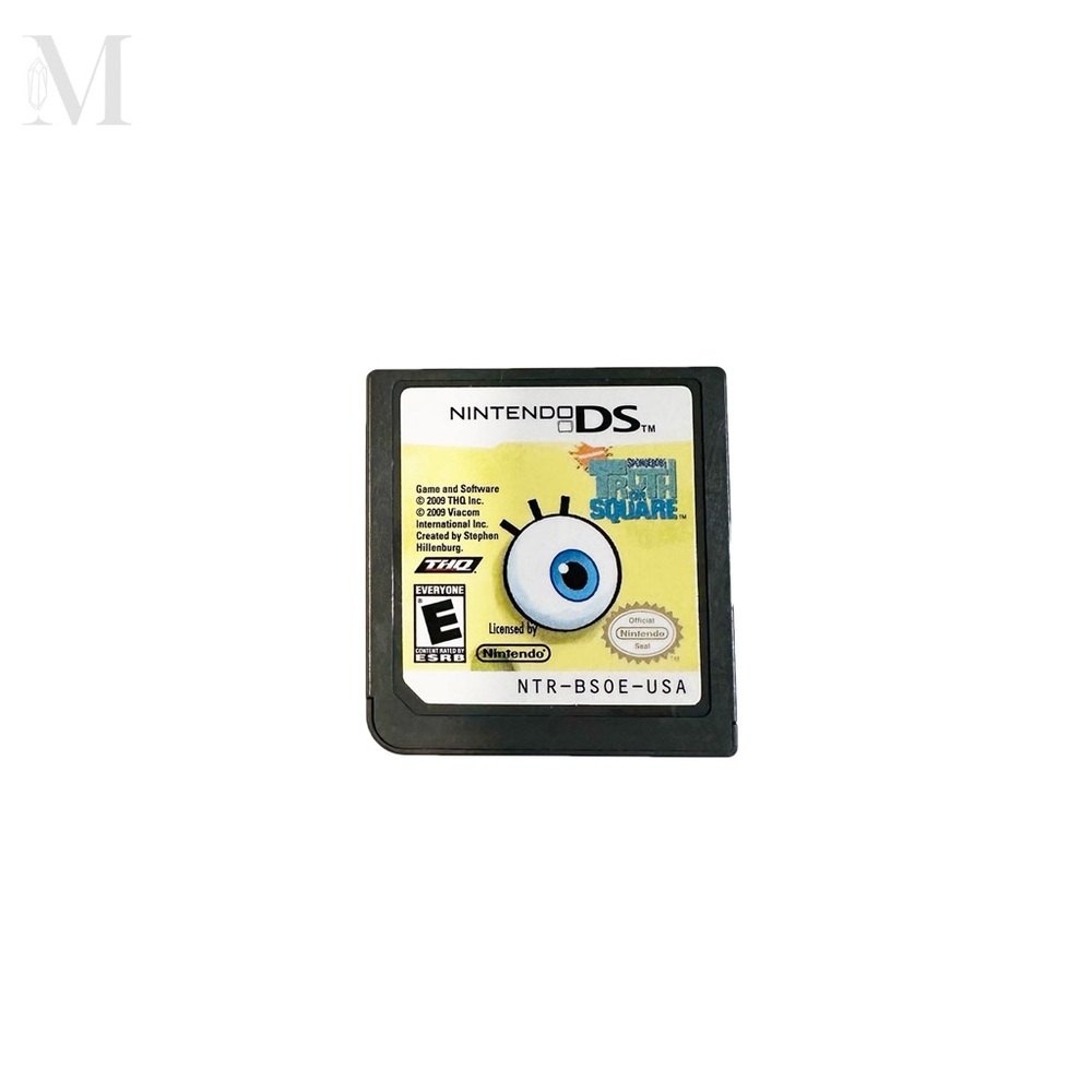 nintendo ds dsi spongebob truth or square
